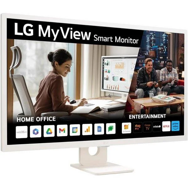 Monitor Smart Ips LED 32" 32sr50f-W Full Hd Branco - Lg