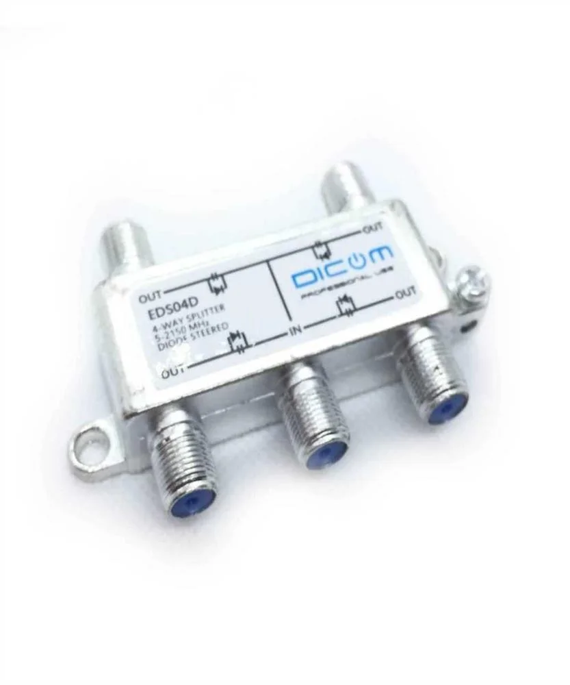 Repartidor Satélite 4 vias com Proteção de Diodo .