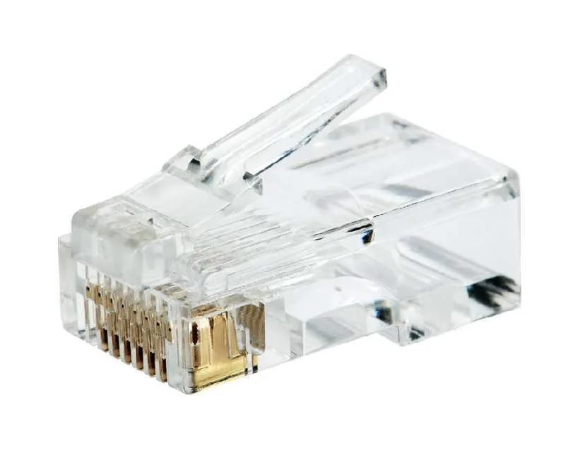 Conector Modular Rj45 8p8c Redondo Cat6