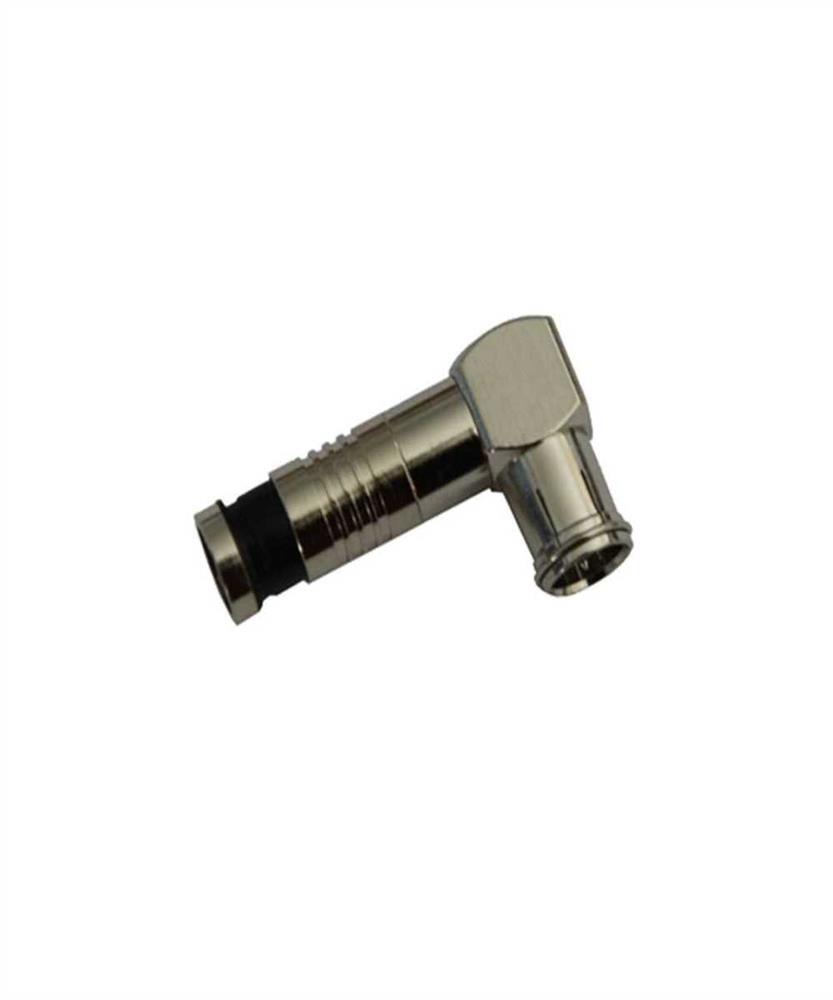 Conetores Compressão RG6 Curva - DAXIS