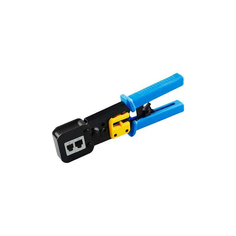 Alicate de crimpagem RJ45, RJ11, RJ12 e RJ22 pass.