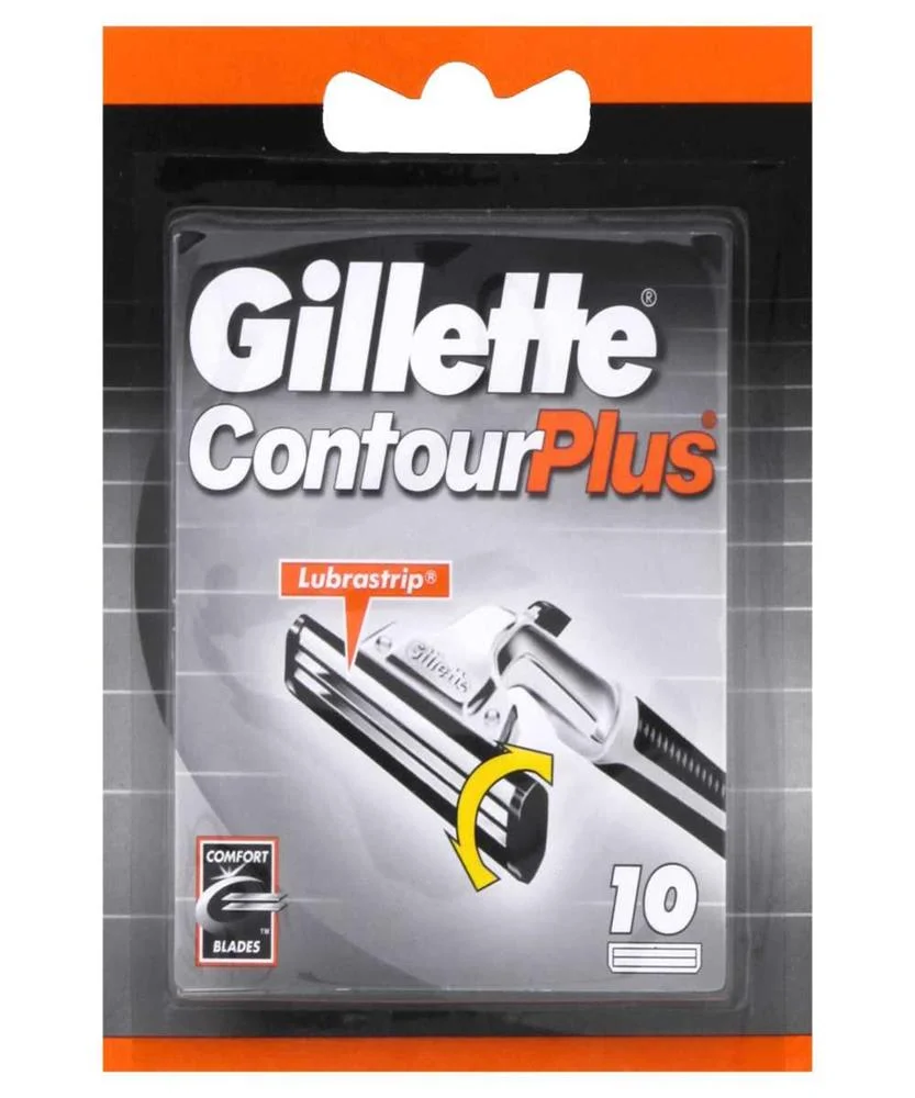 GILLETTE CONTOUR PLUS LÂMINA DE BARBEAR 10 UNIDAD.