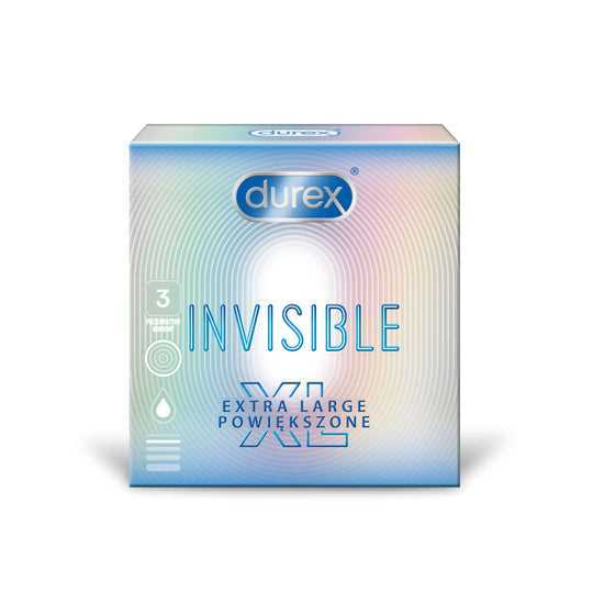 Condoms Invisible Xl 3pc