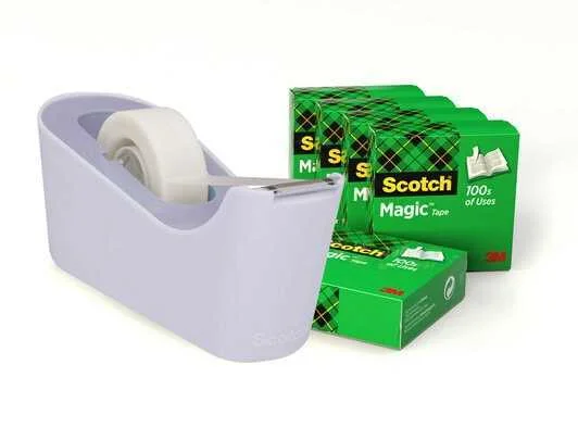 Pack Dispensador C18 Color Lavanda + 6 Rollos Cin.