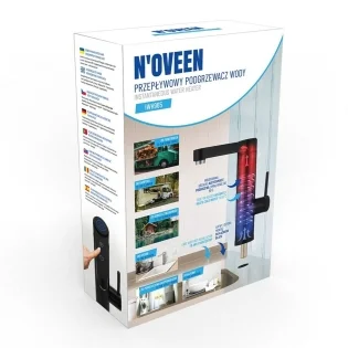 Instantaneous Water Heater N'oveen Iwh965 Inox Black