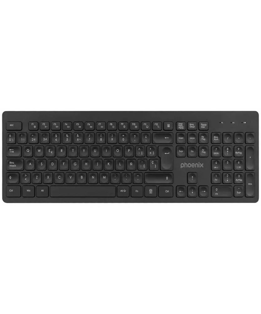 Teclado Sem Fios Phoenix K200 Qwerty Espanhol 