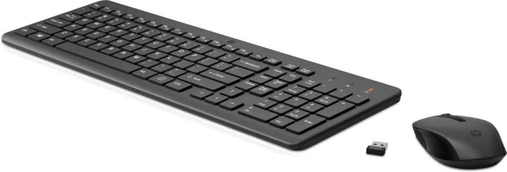 Teclado e Rato Hp 2v9e6AA Preto Qwerty Espanhol 
