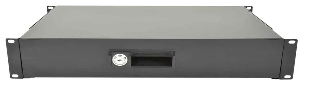 19" Lockable Rack Drawer 2u