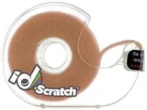 Fita de Velcro - bobina 2m x 2cm - cor castanha