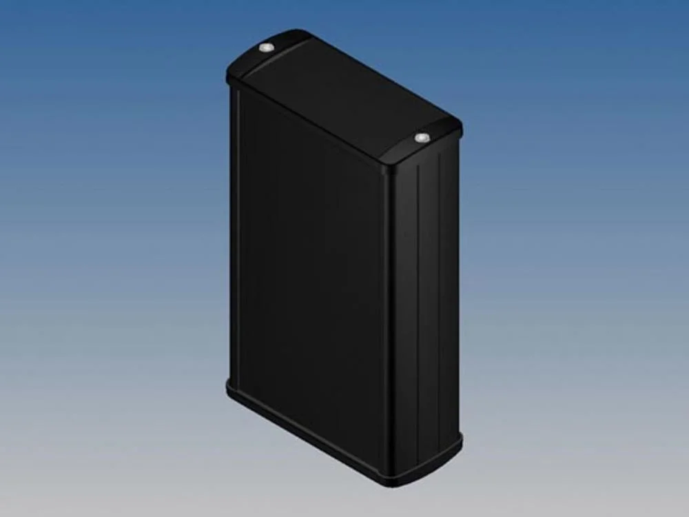 Carcaça de Alumínio - Preto -145 X 85.8 X 36.9 Mm