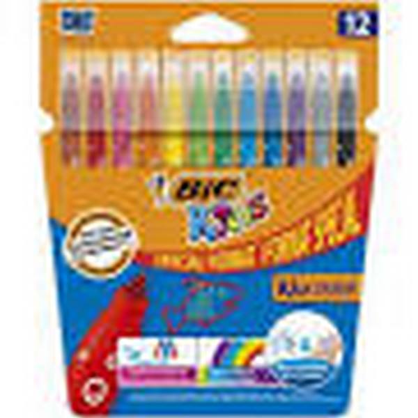 Conjunto de 12 Marcadores Bic