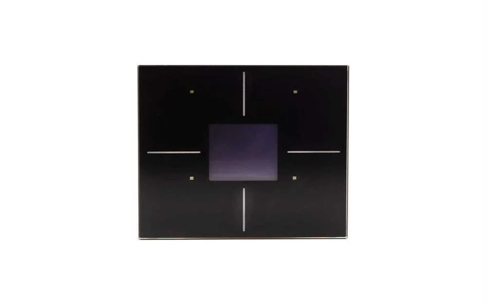 Módulo de controle de painel de vidro com display