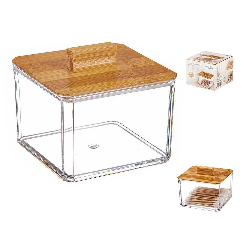 Organizador para Cosméticos Quadrado com Tampa De.