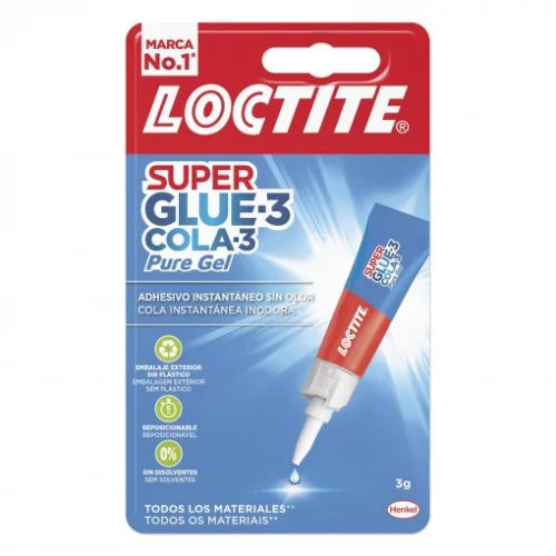 Pegamento Super Glue 3 Pure Gel 3grs Loctite 2640.