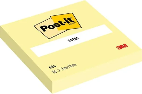 Pack 12 Blocs 100 Hojas Z-Notes 76x127mm Canary Y.