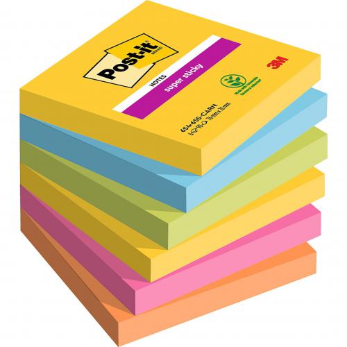 Pacote Post-It 6 Blocos Super Adesivos Rio Janeiro