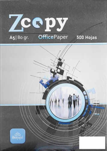 Pacote 500h Papel 80gr A5 Zcopy Cie 146 A5zcopy8.