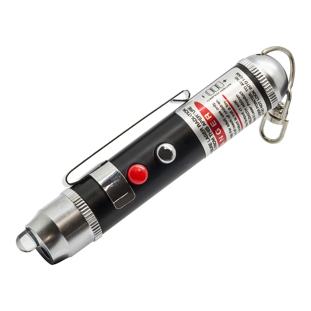 Laserlite Potente Lanterna LED com Laser Vermelho.