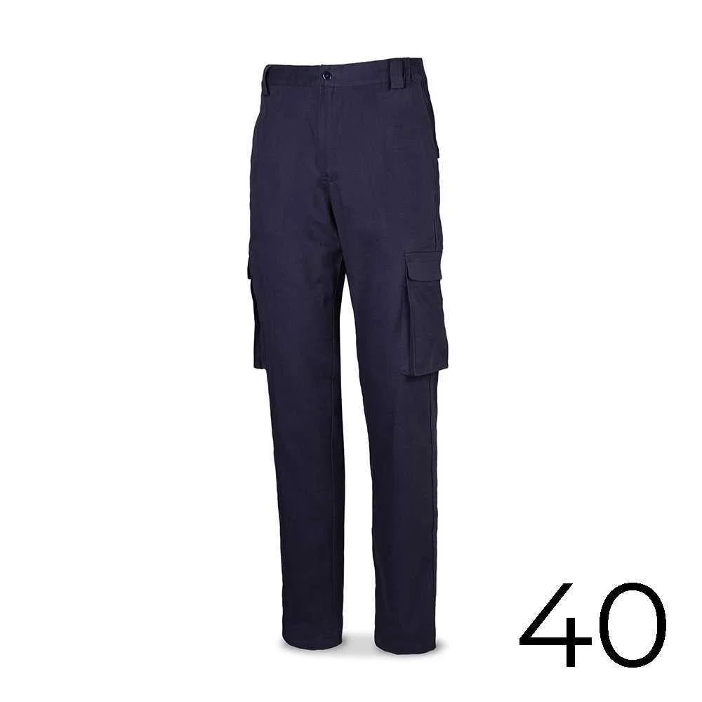 Calças Strech 98% Algodão 2% Elastano 240g Azul Marinho Tamanho 40 588pbsam/40 Marca