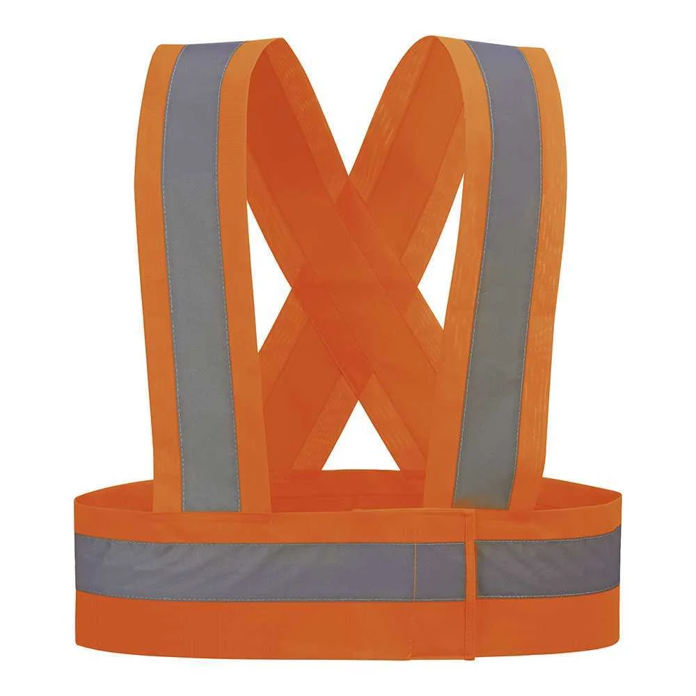 Alças de Alta Visibilidade Cor de Laranja Fluor H.