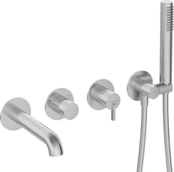 Misturador Embutido para Banheira Com 4 Furos