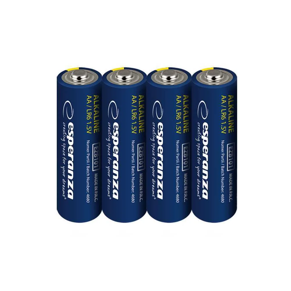 Esperanza Alkaline Batteries AA 4pcs