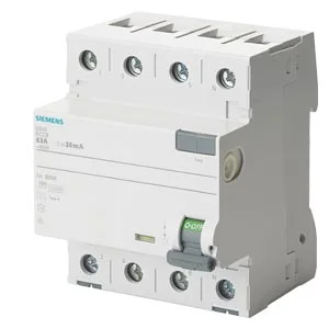 5sv3 25a/ 30ma/A 4p Differential Circuit Breaker 25a 30ma 4m a 10ka