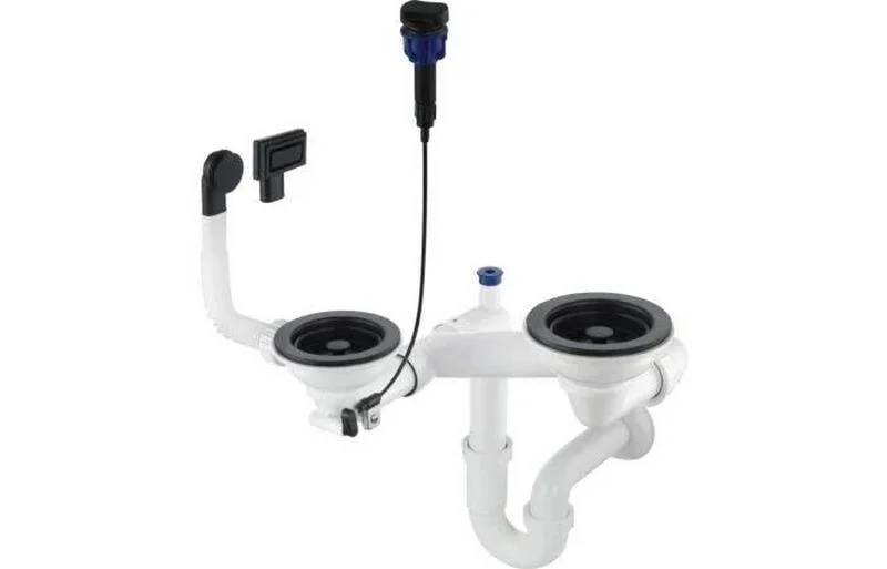 Siphon For 1.5- And 2-Bowl Granite Sink - Space-Saver
