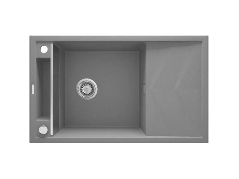 1-Bowl Magnetic Granite Sink With Drainer