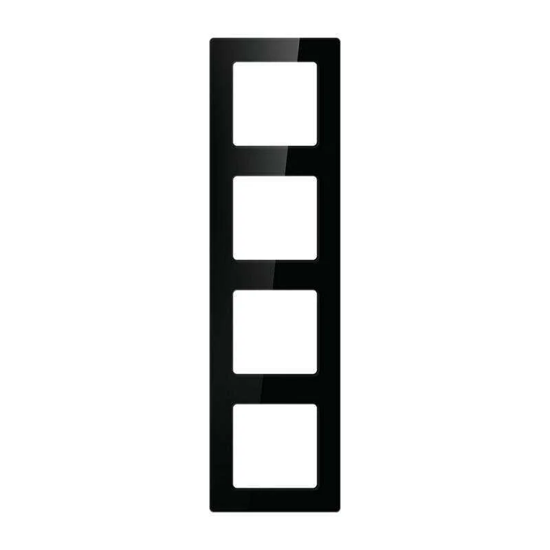 Quadruple Frame Socket Avatto N-Ts10-Frame-B4 (Black)