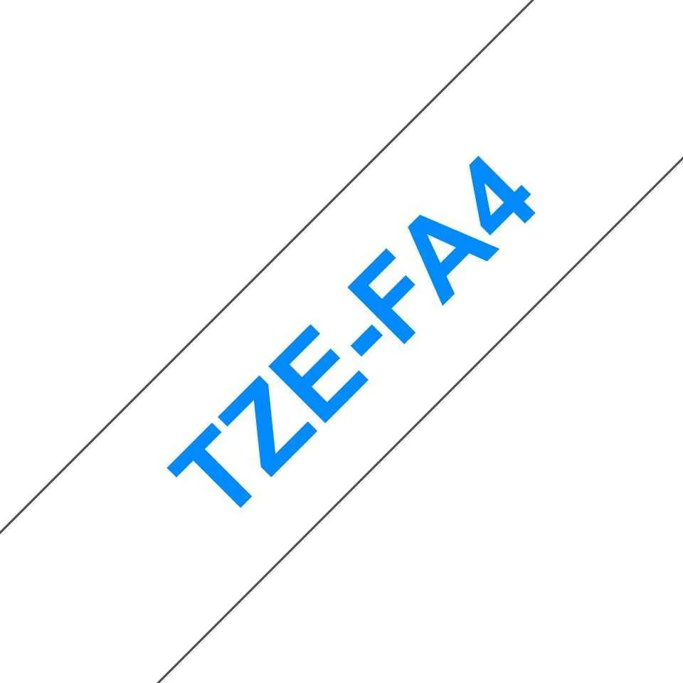 Fita Textil Compatível Brother TZE-FA4 - 18mm x 3.