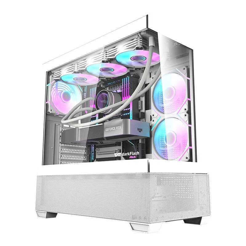 Computer Case  Darkflash Ds900 Air (White) + 7 Argb Fans