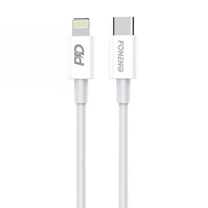 Cabo USB-C para Iluminação Foneng X31, 20W 1m