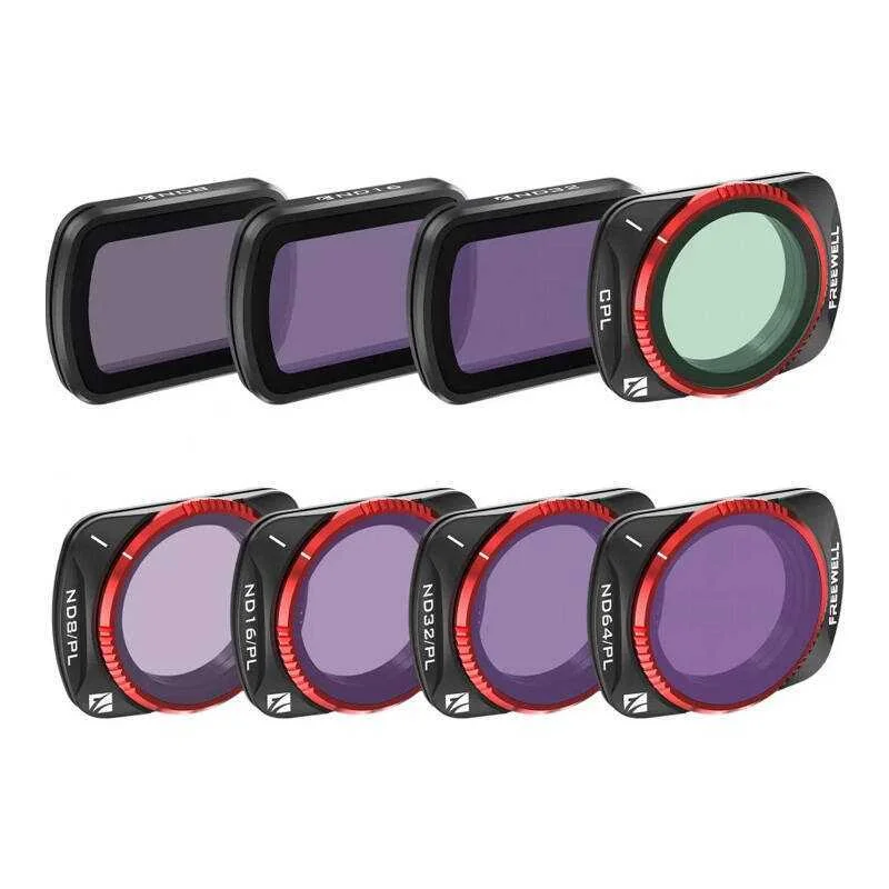 Set Of 8 Filters Freewell Dji Osmo Pocket 3