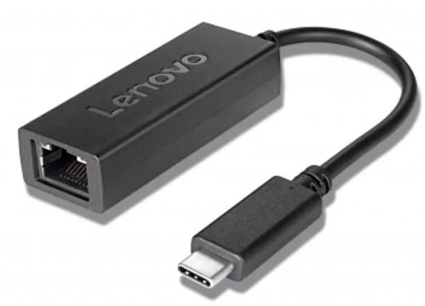 Adaptador Usb-C para Rede Rj45 Lenovo Gx90s91832 Preto 