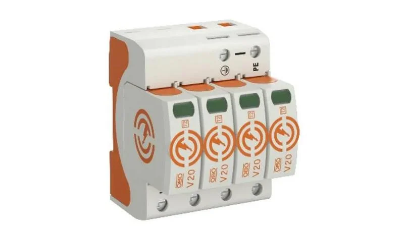 V20-4-280 Surge Arrester T2 C 4p 4m 20/40ka 1.3kv Tns