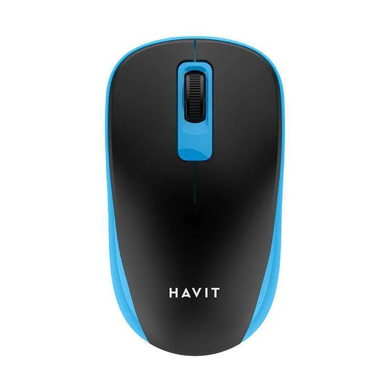 Rato Wireless Havit MS626GT Preto/Azul