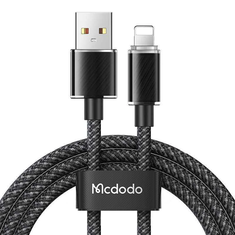 Cabo Usb-A P/ Lightning Mcdodo Ca-3640 1.2m Preto