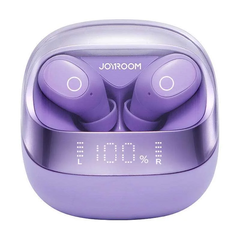 Auriculares Tws Joyroom Jdots Series Roxo