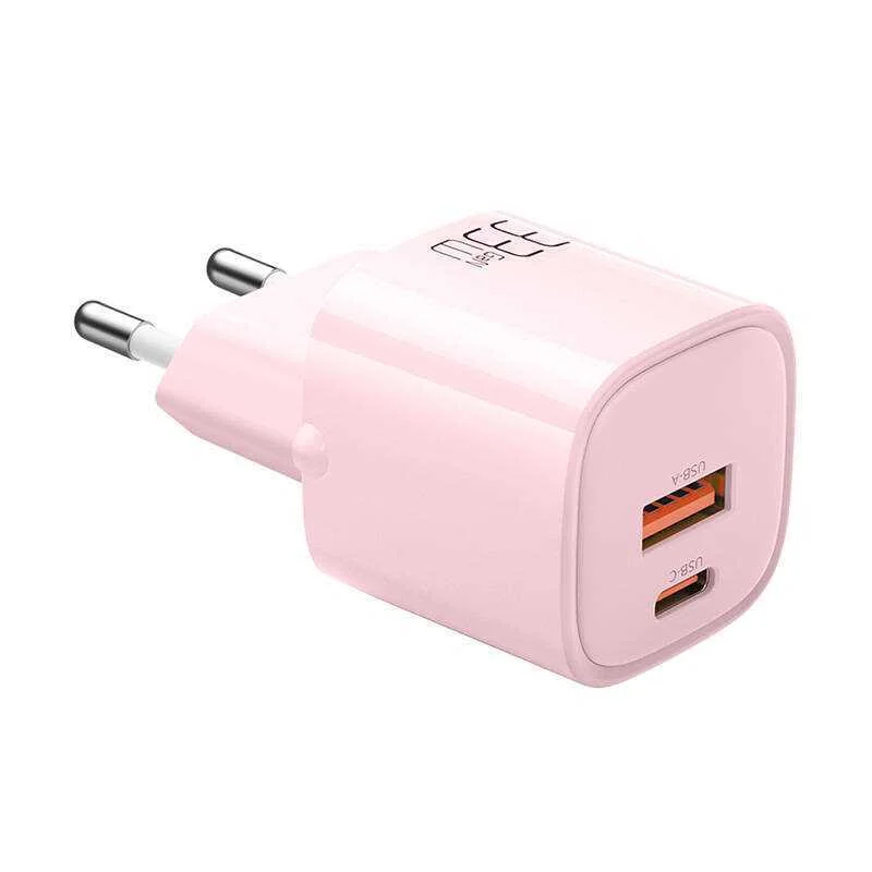 Carregador Gan 33w Mcdodo Ch-0155 Usb-C Usb-A Rosa