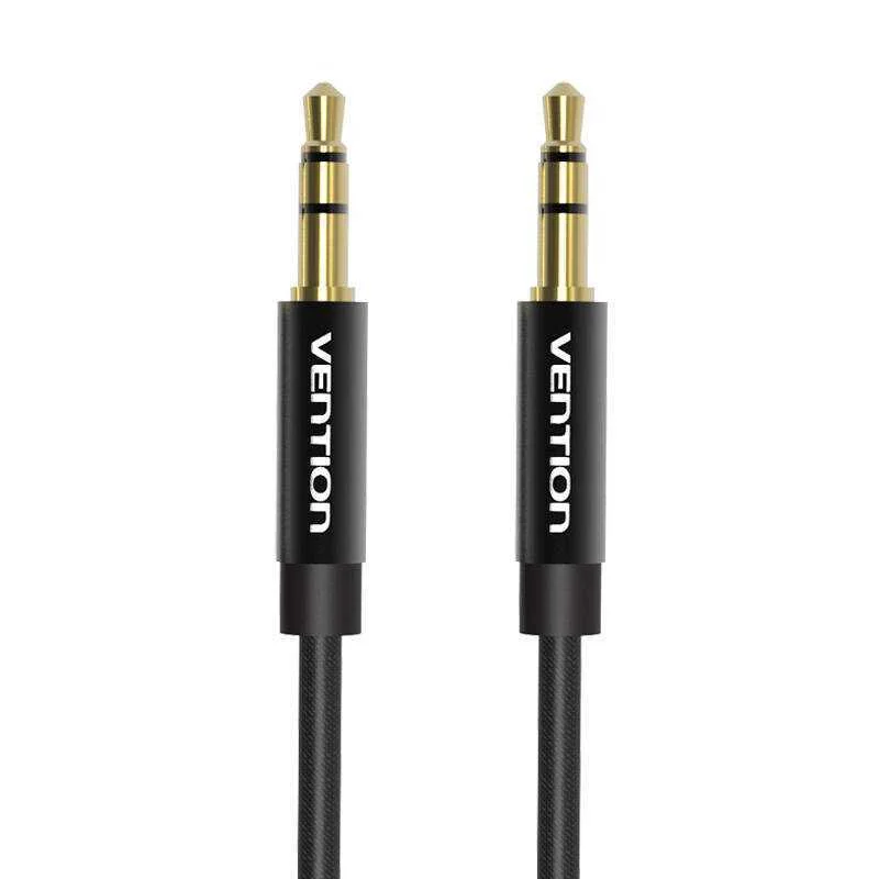 Cabo Áudio Mini Jack 3,5mm Vention Preto