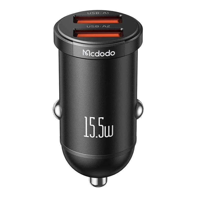 Mcdodo Cc-2950 Car Charger, 2x Usb, 15.5w (Black)