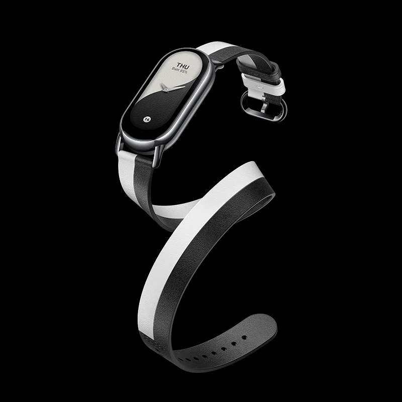 Xiaomi Smart Band 8 Double Wrap Strap Black And W.