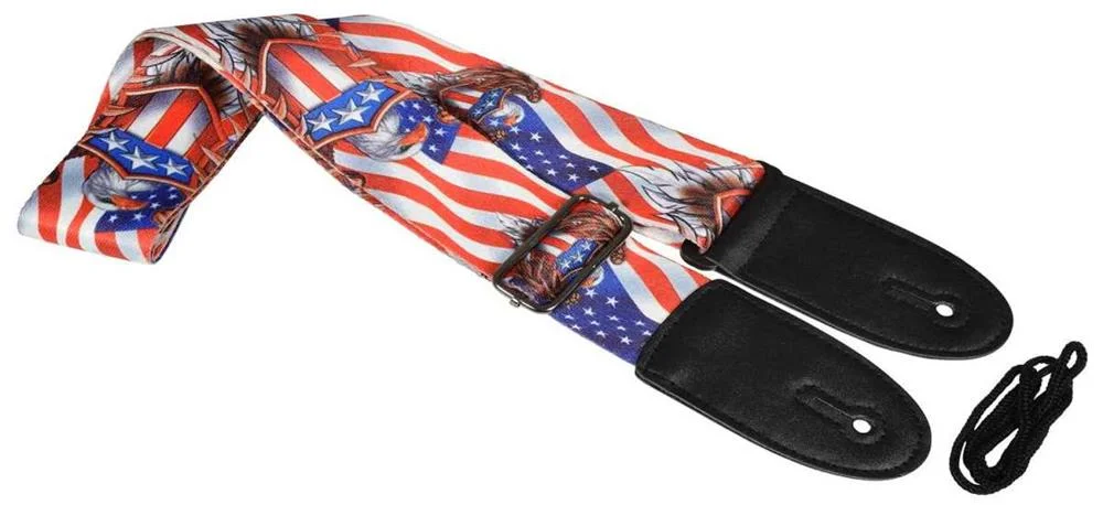 Correia de Guitarra de Luxo Usa Eagle