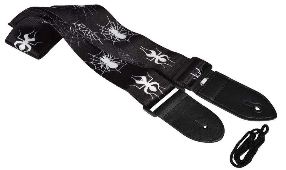 Correia de guitarra aranha branco