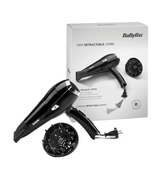BABYLISS D374DE SECADOR DE CABELO 2000 W PRETO