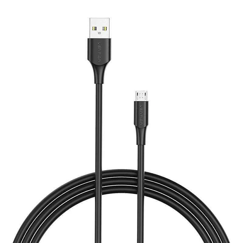 Usb 2.0 a Male To Micro-B Male 2a Cable Vention Ctibc 0.25m Black
