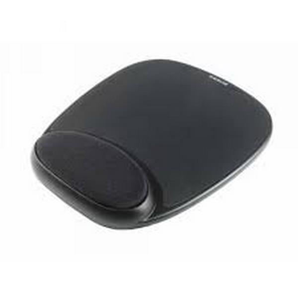 Tapete de Rato com Gel de Suporte Kensington Preto