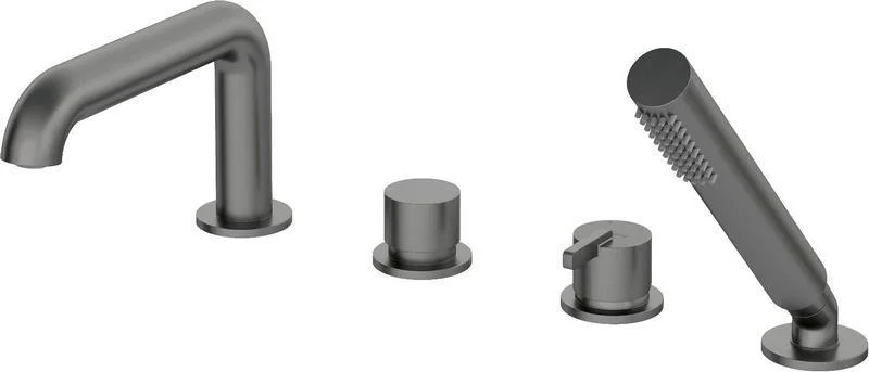 4-Hole Bathtub Mixer With Shower Set