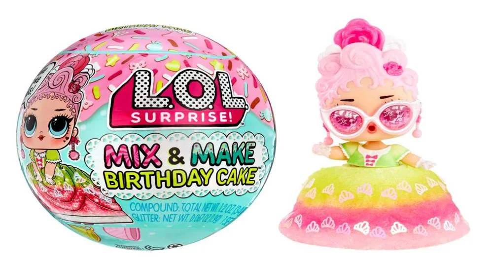 L.O.L. SURPRISE! MIX & MAKE BIRTHDAY CAKE TOTS AS.